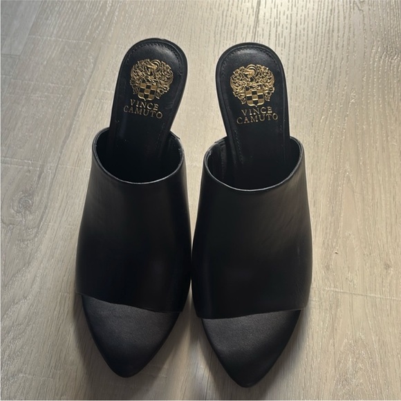 Vince Camuto Pileesa pointed toe slip on heel sandals 10 - Picture 2 of 5